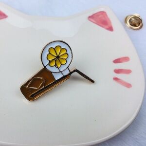 3/$23 Summer Glass Brooch Button Pins